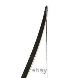 30lb 54 Archery Longbow RH Traditional Hunting Recurve Bow for Youth & Beginner