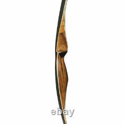 30lb 54 Archery Longbow RH Traditional Hunting Recurve Bow for Youth & Beginner