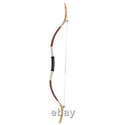 30lbs Red Archery Hunting Traditional Recurve Bow Horsebow for Target Practice
