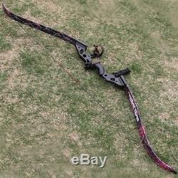 35/40lb 60 Archery Takedown Recurve Bow Alloy Riser Hunting Longbow Competition