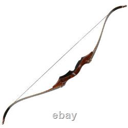35-55lbs 58'' Archery Takedown Recurve Bow Laminated Limbs Longbow Hunting Bow