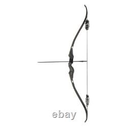 35 Lbs Recurve Bow Kit Right Hand Takedown Wooden Hunting Bow With 12 Arrows
