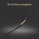 35lb Handmade Wooden Longbow Traditional Archery Recurve Bow Hunting Archery Set