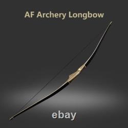 35lb Handmade Wooden Longbow Traditional Archery Recurve Bow Hunting Archery Set