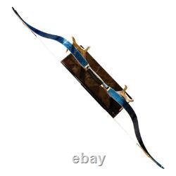 35lbs Recurve Bow 54 Tatar Traditional Bow Blue Brid Eyes Hunting Bow for Adult