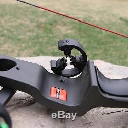 40Lb Metal Pro Take Down Recurve Bow Archery Set Bow Sight Riser Hunting Longbow