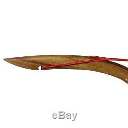 40lb Archery Recurve Bow Traditional Horsebow Hunting Target Wooden Carbon Arrow