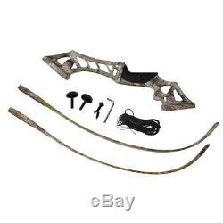 40lb Archery Takedown Recurve Bow Set RH Camo Adult Outdoor Sport Package Kit