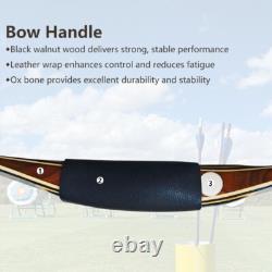 40lb Tatar Recurve Laminted Bow Traditional Archery Horse Hunting Bow for Adult