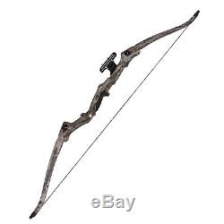 40lbs 60 Traditional Youth Archery Recurve Bow with Sight Camo Green