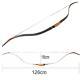40lbs Turkish Style Archery Recurve Bow Leather Hunting Target Horse Longbow