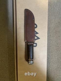 #45 recurve bow in box and vintage bowie knife