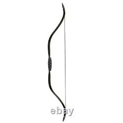 46 Archery Traditional Recurve Bow Horsebow Hunting Target Practice 25-50lbs