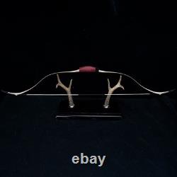 48'' New Short Turkish Bow Queyue Black Traditional Recurve Horse Bow