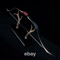 48'' New Short Turkish Bow Queyue Black Traditional Recurve Horse Bow