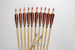 50 Lb Snake Skin Mongolian Bow and Arrows Set Archery Hunting Long Recurve Bow