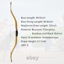 50 Recurve Bow Turkish Traditional Archery Laminated Horse Hunting Bow 41lbs