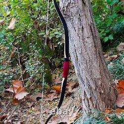 50'' Traditional Turkish Bow 25-50lbs Horse Bow Queyue Handmade Recurve Bow