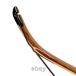 50''Turkish Queyue Bamboo Horse Bow Traditional Recurve Bow Short Bow AF Archery