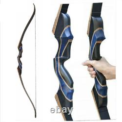 50lbs Recurve Bow Takedown Archery Wooden Right Hand Adult Hunting Outdoor Shoot