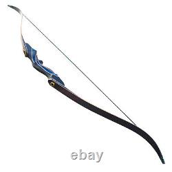 50lbs Recurve Bow Takedown Archery Wooden Right Hand Adult Hunting Outdoor Shoot