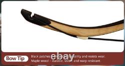 50lbs Traditional Recurve Bow 50 Turkish Horse Bow Hunting Bow for Adult