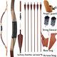 51 Traditional Archery Recurve Bow Handmade Horsebow For Lh/rh Target Hunting