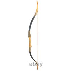 51 in Traditional Recurve Bow 30-45lbs Mongolian Horsebow Archery Hunting Target