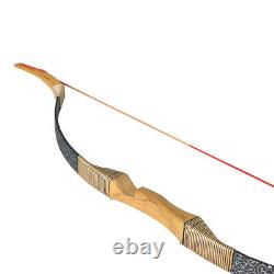 51 in Traditional Recurve Bow 30-45lbs Mongolian Horsebow Archery Hunting Target