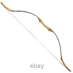 51 in Traditional Recurve Bow 30-45lbs Mongolian Horsebow Archery Hunting Target