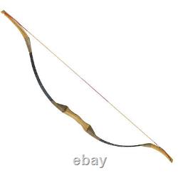 51 in Traditional Recurve Bow 30-45lbs Mongolian Horsebow Archery Hunting Target