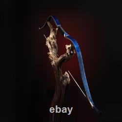 52'' AF archery Traditional Tatar Bow Blue Birds Maple Recurve Bow