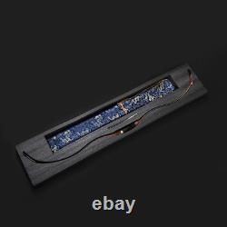 52'' AF archery Traditional Tatar Bow Blue Birds Maple Recurve Bow