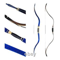 52'' AF archery Traditional Tatar Bow Blue Birds Maple Recurve Bow Horse Bow