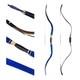 52'' Af Archery Traditional Tatar Bow Blue Birds Maple Recurve Bow Horse Bow