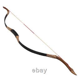 53 Archery Traditional Recurve Bow Handmade Mongolian Horsebow Hunting &Quiver
