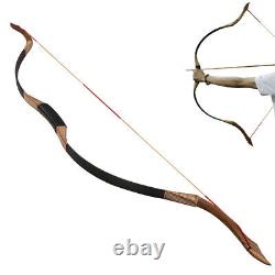 53 Traditional Recurve Bow 30-50lbs Horsebow Longbow Mongolian Archery Hunting