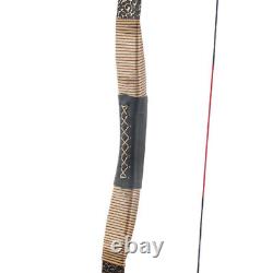 53 Traditional Recurve Bow 30-50lbs Horsebow Longbow Mongolian Archery Hunting