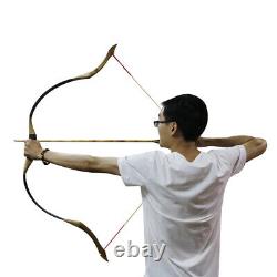 53 Traditional Recurve Bow 30-50lbs Horsebow Longbow Mongolian Archery Hunting