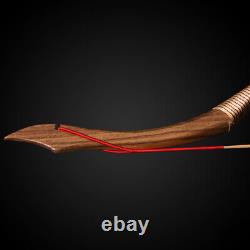 53 Traditional Recurve Bow 30-50lbs Horsebow Longbow Mongolian Archery Hunting