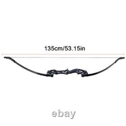 53inch Takedown Recurve Bow RH Target Arrows Archery Beginner Training 40lbs Bow