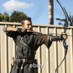 53inch Takedown Recurve Bow RH Target Arrows Archery Beginner Training 40lbs Bow