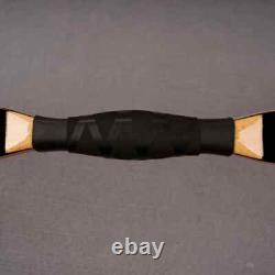 54 Glossy Black Tatar Recurve Bow Handmade Horse Bow for Hunting AF 45lbs