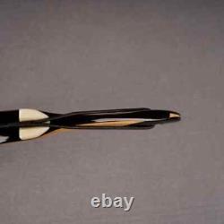 54 Glossy Black Tatar Recurve Bow Handmade Horse Bow for Hunting AF 45lbs