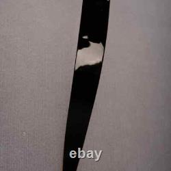 54 Glossy Black Tatar Recurve Bow Handmade Horse Bow for Hunting AF 45lbs