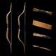 54 Handcrafted Oak Tatar Recurve Bow Traditional 30lb Horse Archery Af