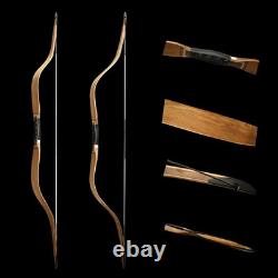 54 Handcrafted Oak Tatar Recurve Bow Traditional 30lb Horse Archery AF