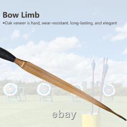 54 Tatar Recurve Bow Hunting Archery Traditional Archery for Adult Oak 30lbs