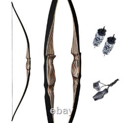 54 Traditional Recurve Bow Arrows Set Archery Hunting Horsebow Target 20-70lbs