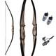 54 Traditional Recurve Bow Arrows Set Archery Hunting Horsebow Target 20-70lbs